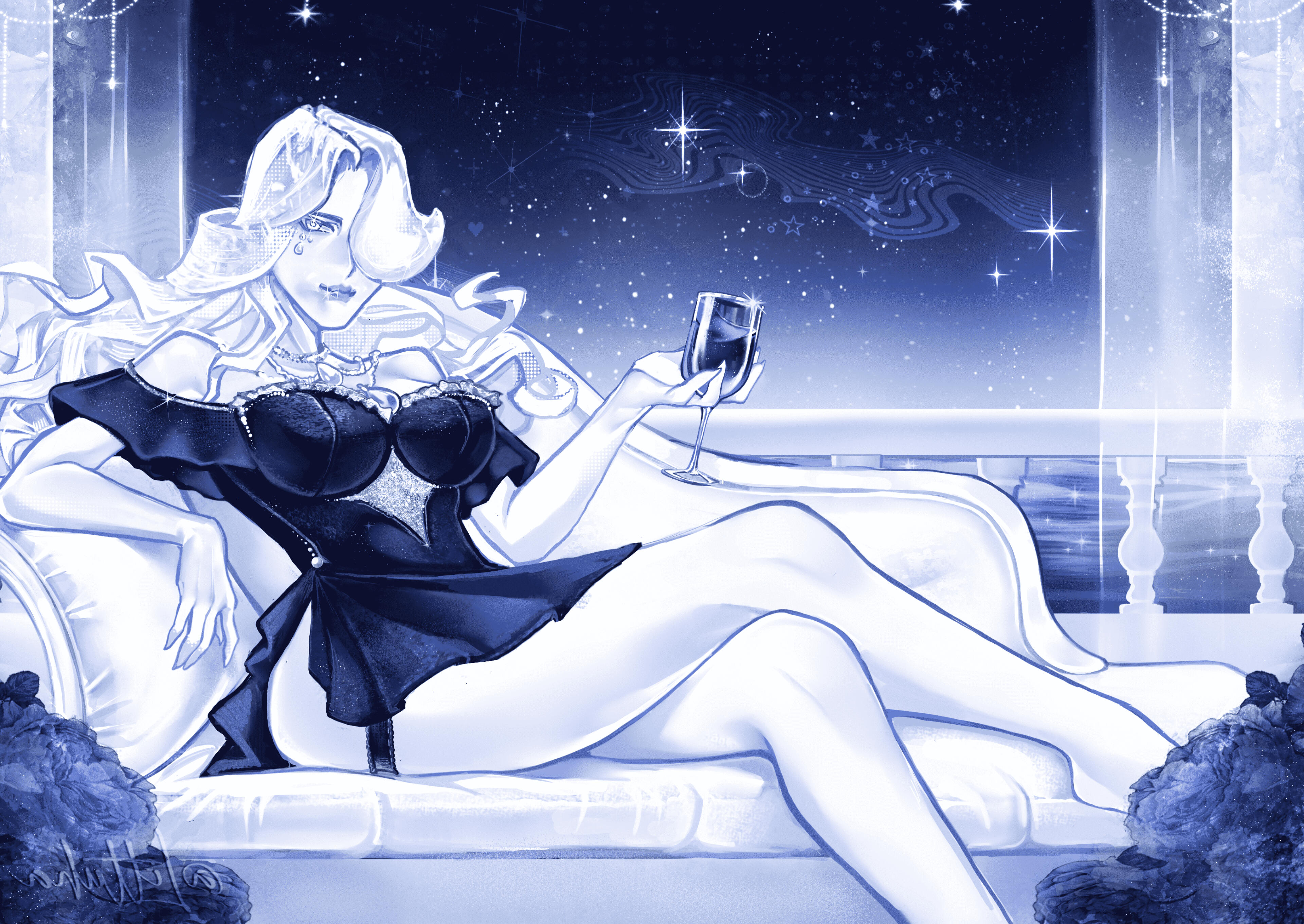 Starry night with Marlin (available NSFW version)